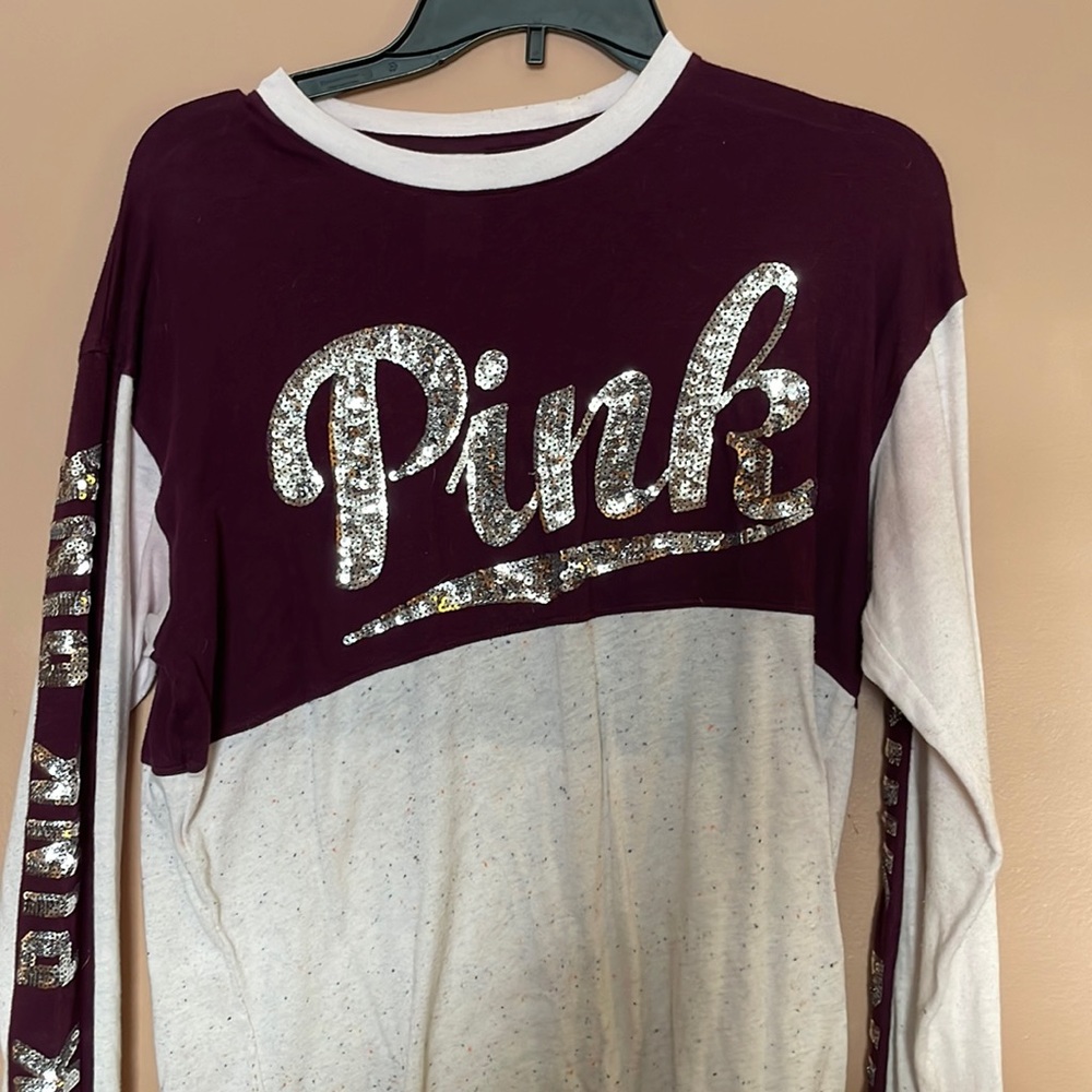 Pink. Victorias Secret. Long sleeve tee